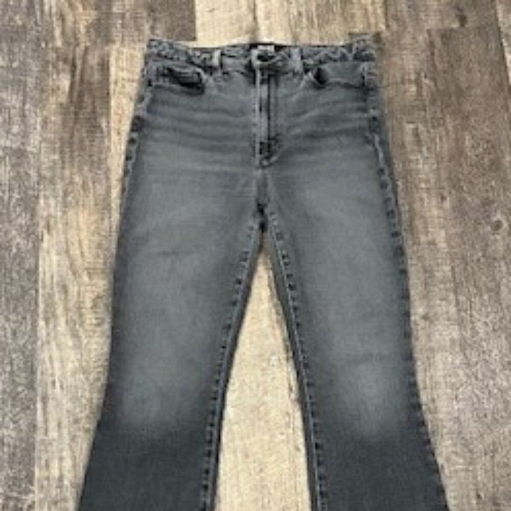 PAIGE Women's Claudine High-Rise Flared Stretch-Denim Jeans